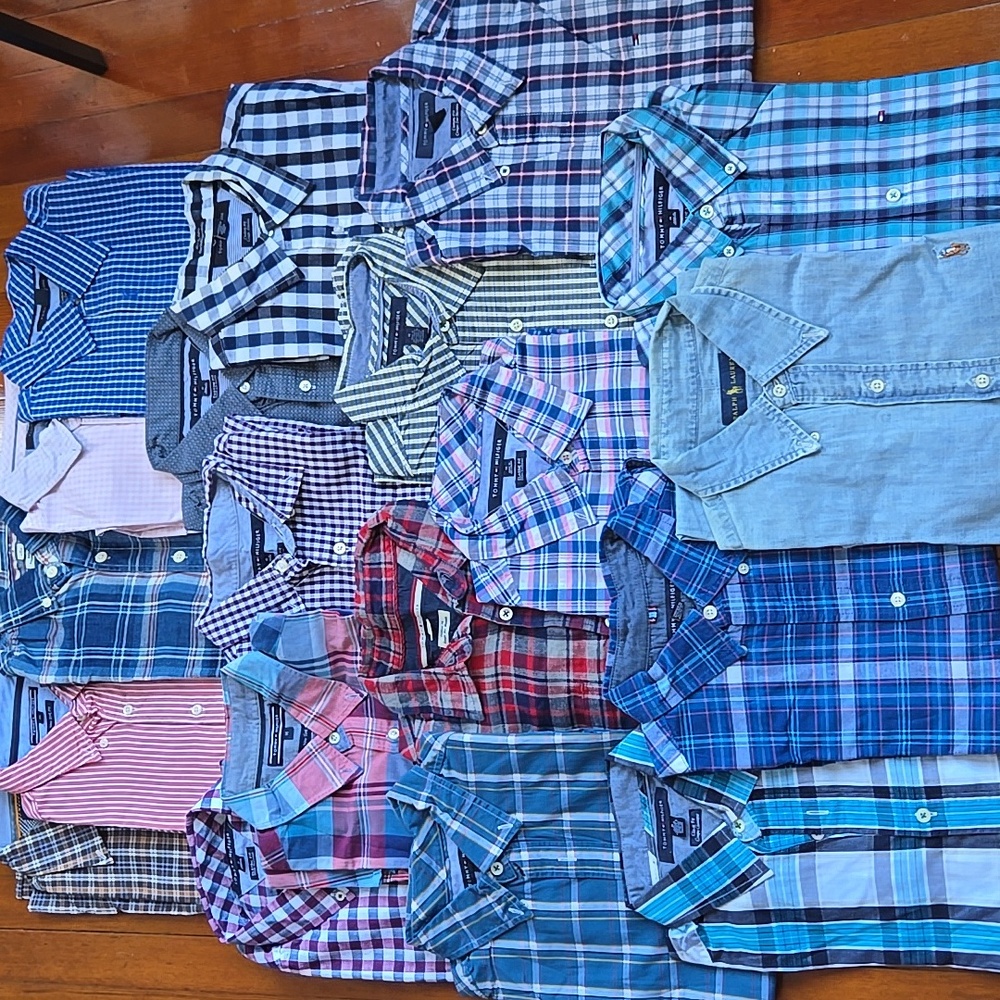 Set of 19 Hilfiger shirts